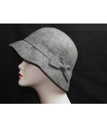 Ladies Gray 100% Wool Hat  - £10.48 GBP