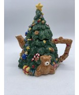 Nikko Christmas Holiday Tree Teapot , 8.5”H, Good Condition Vintage - £37.19 GBP