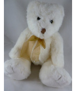 Ty Plush Beanie Buddy 13&quot; Ivory white Teddy Bear - $10.39