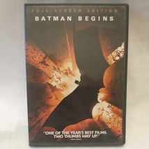 Batman Begins Full-screen Edition DVD Christian Bale, Morgan Freeman, Holmes - £1.59 GBP