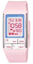 Casio LDF51-4A Women&#39;s Poptone Light Pink Digital Watch - £31.74 GBP