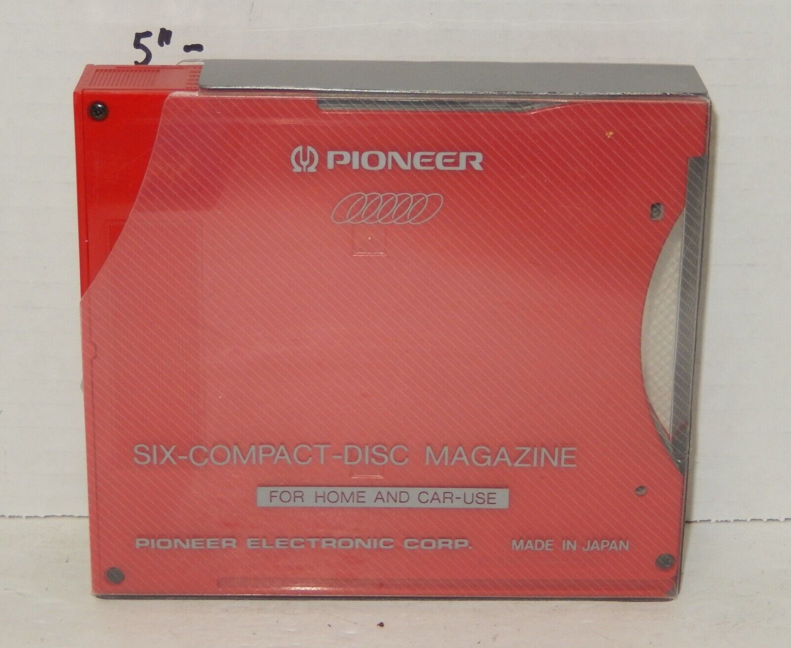 Pioneer 6 Disc Multi-Play PRW 1141 CD Magazine Cartridge PRW1141 Red - $15.69