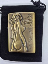 Sharp Brass Kantai Sexy Cutie Honey Pinup Girl Lighter W/Raised Detail - $12.30