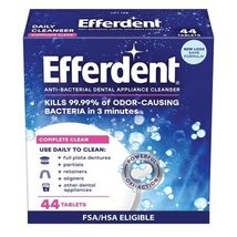 Efferdent Denture Cleaner for Aligners, Dental Appliances &amp; Retainer Cle... - $9.89