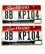 Untagged United States Idaho Bonneville County Passenger License Plate 8... - $21.57 CAD