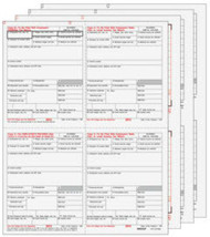 IRS Approved Condensed 4up W-2, 8-part Set - $26.50+