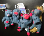 Key chain floppy friends key keepers set of four cloth denim animals never used 07 thumb155 crop