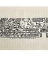 1942 Egypt Ramses III Naval Battle War Historical Print Antique Ephemera... - $27.41 CAD