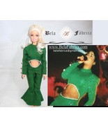 Custom, Miniature Replica, Selena Quintanilla, Celebrity Dress, Green Ou... - £52.28 GBP