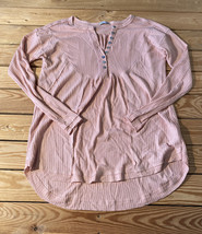 sweet Romeo NWOT women’s 1/2 button long sleeve top size S pink s3 - £6.16 GBP