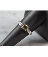 Womens Vintage Estate Sterling Silver Citrine Ring 2.9g E3664 - $55.20 CAD