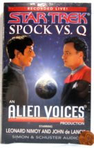 Audioworks Alien Voices Star Trek Spock vs Q Cassette 1999 Recorded Live! S84 - £5.54 GBP