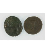 Ancient Greece 2-coin Set // Thessalian League AE18 // Cyme Aeolis AE 17mm - $54.45
