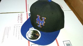 New Era 59FIFTY MLB NEW YORK METS Baseball Hat Cap Sz 6 1/2 YOUTH - £19.91 GBP