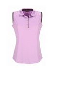 Greg Norman Essentials SOLID LIGHT PURPLE Womens Golf Polo Sz M - £19.98 GBP