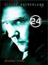 NEW 24 - Season 3 (DVD, 2004, 7-Disc Set) Widescreen Kiefer Sutherland-S... - £10.33 GBP