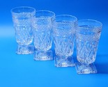 Imperial Glass Cape Cod Beverage Glasses Square Footed, 6 Inch - FREE SH... - $31.79