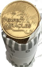 Bulk Lot of 25 Expect Miracles Bronze Medallions Chip Wholesale Set - £31.31 GBP