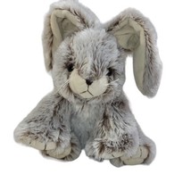 Unipak Plush Bunny Rabbit Frosted Brown White Sitting Easter Gift 13&quot; - £11.29 GBP