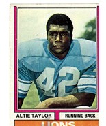 1974 Topps #412 Altie Taylor - Detroit Lions (Football Cards) - £2.15 GBP