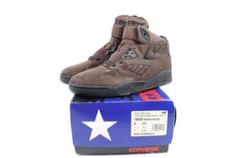 NOS Vtg 90s Converse Cons Halftime Mid Basketball Sneakers Shoes Mens 8 Brown - £87.00 GBP