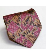 Pierre Balman Multi Color Abstract Mens Necktie 100% Italian Silk - £8.73 GBP