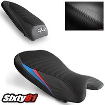 BMW S1000RR Seat Covers 2019-2023 Luimoto Front Rear Motorsports Black Blue Red - £219.96 GBP