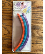 Vintage Goody Clincher Combs Banana Clips 3-Pack Lavender, Turquois, Og ... - $465.06 MXN