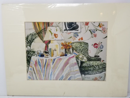 Matisse Room Marilynne Bradley Art Print Colorful Floral Chair Relaxation - £14.81 GBP