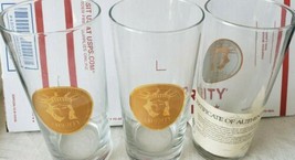 Statue Of Liberty Commemorative Drink Clear Glass from 1982 Authentic Lo... - $11.00