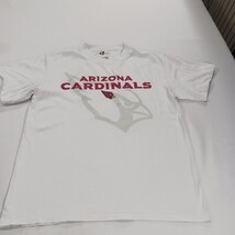NFL Team Apparel Arizona Cardinals Football T-Shirt Men's M White Short Sleeve image 11