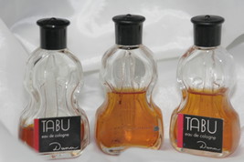 LOT of 3 Tabu by Dana Cologne or Women  1/2 fl oz   - £7.45 GBP