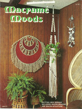 Macrame Moods Pattern Book MM122 Bath Swag Curtain Place Mats Plant Hangers - £5.49 GBP