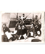 WWII 1945 Dated 8x11 B&amp;W Press Photo Of German U-Boat Captured POW&#39;s For... - $10.97 CAD