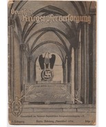 Kriegsopferverforgung NSKOV National Socialist War Victim&#39;s Mag. #2 Nov.... - $48.02 CAD