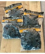 4 Bags Halloween Decoration Black Spider Web & Fake Spiders Super Stretch Cobweb - £7.51 GBP