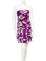 Robert Rodriguez Silk Graphic Print Dress sz XS - £110.27 GBP