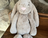 Jellycat Bashful Bunny Rabbit Tan Oatmeal Medium Plush Lovey Animal 15&quot; - $27.67