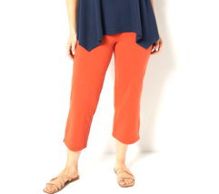 Women with Control Tummy Control Full Leg Crop Pants- Burnt Sienna, XS - £23.73 GBP