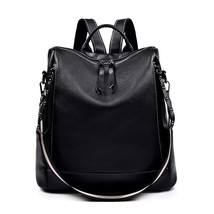 2021 New Women Backpack Designer high quality Leather Women Bag Fashion School B - £42.78 GBP