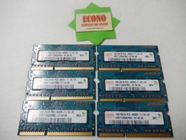 Hynix 6GB (6x1GB) 2Rx16 PC3-8500S DDR3 HMT112S6AFR6C Laptop Memory RAM - £28.31 GBP