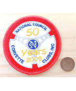 Corvette Patch-National Council Corvette Clubs, Inc-50 Years 2009-Chevro... - $23.36