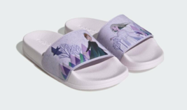 Disney Frozen Adilette Adidas Shower Slides Kids&#39; Really Cute &amp; Comfortable NEW! - £24.63 GBP+