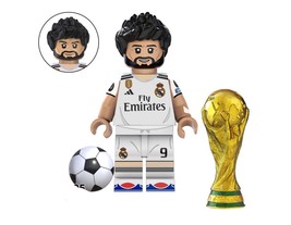 Karim Benzema V2 Soccer Player World Cup Minifigure Fast Shipping - $6.86