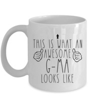 An Awesome G-Ma Looks Like Coffee Mug Funny Mother Cup Christmas Gift For Mom - £12.41 GBP+