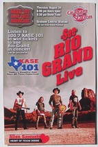 RIO GRAND Concert Poster- August 24, 2006- KASE 101, Austin, Texas - £14.09 GBP