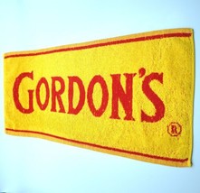Gordons Gin Pub/Bar/Man Cave Towel/Cloth/Mat Cotton 50cm X 24cm (19.75&quot; x 9.5&quot;) - £4.95 GBP