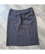 ALLISON TAYLOR Women&#39;s Size 10 Black Double Slit Back Career Pencil Skirt - $14.88 CAD