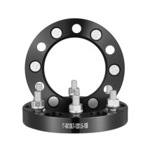 VEVOR 1" 6"x5.5" Wheel Spacers Wheel Adapters 6 Lug Forged Spacer 4 PCS Black - $178.06 CAD