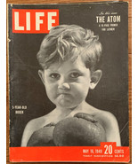 VINTAGE LIFE MAGAZINE MAY 16, 1949 featuring 5-Yr Old Boxer and The Atom - $10.00